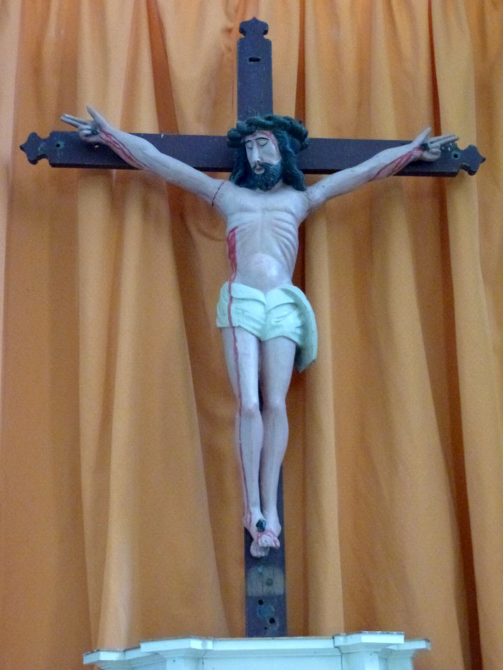Puiseux (Ardennes) église, statue 05, Croix
