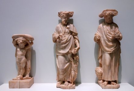 Putto, St. Matthew, and St. Mark, Brabant, c. 1522-1525 - Museum M - Leuven, Belgium - DSC04907