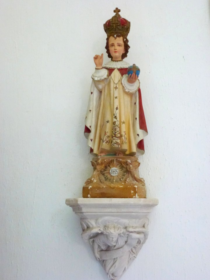 Puiseux (Ardennes) église, statue 09 Jesus Enfant
