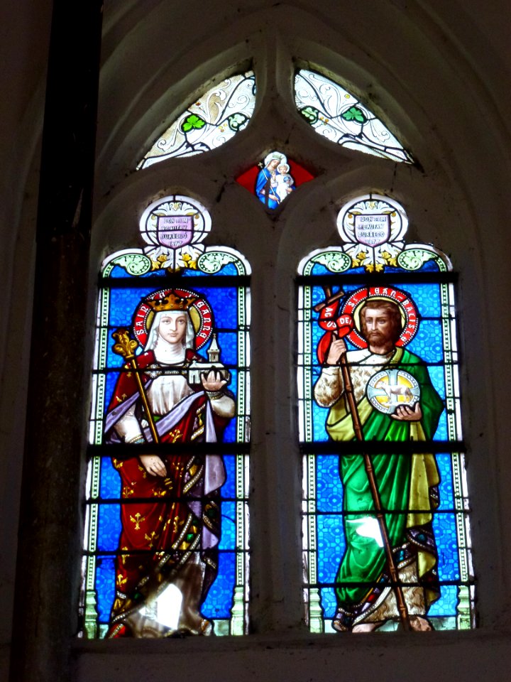 Puiseux (Ardennes) église, vitrail 01