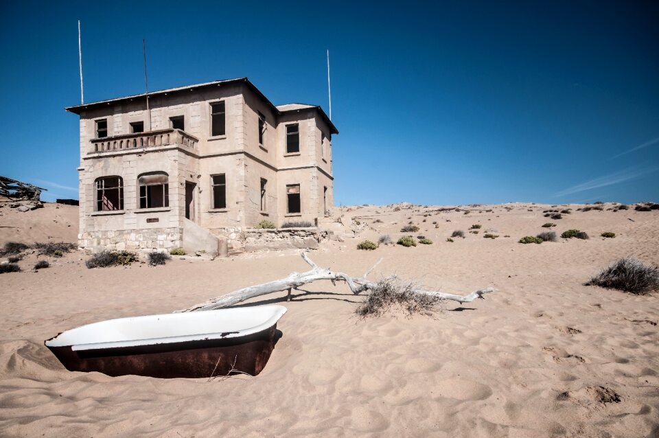 Ghost town historically ruins