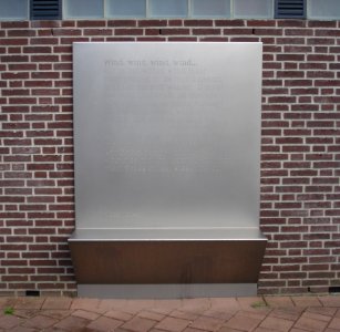 Puttershoek kunstwerk bankje