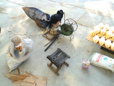 Puffed grain machine - 01