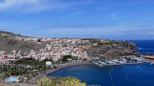 Canary islands mountains spain photo