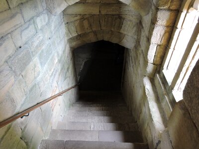 Medieval dark doorway