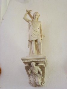 Puiseux (Ardennes) église, statue 01