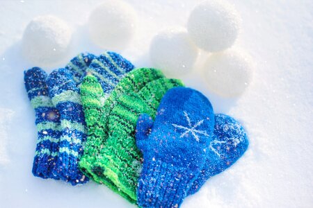 Snow balls winter snow