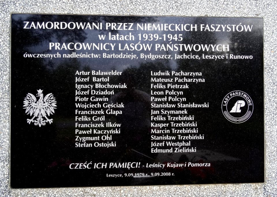 PuszczaBydgoska pomnik k Leszyc 1 7-2015