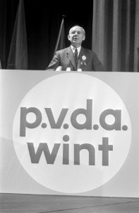 PvdA-congres in RAI, Amsterdam, Bestanddeelnr 924-2382