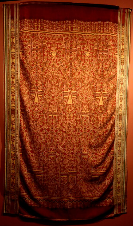 Pua kombu (ceremonial cloth) from the Kapit region of Borneo, Honolulu Museum of Art