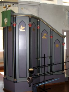 Pulpit of Saari church