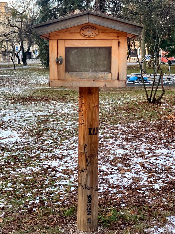 Public Bookcase - Park Komenského East, Košice, SK