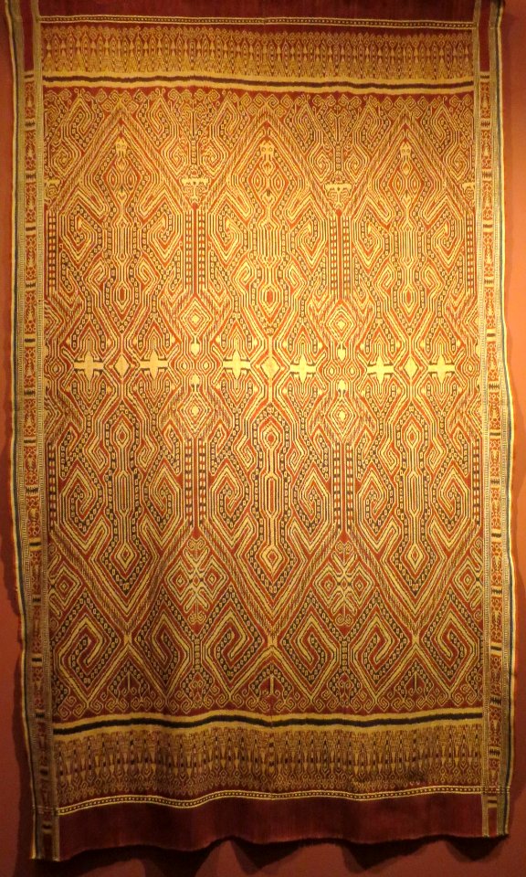 Pua kombu (ceremonial cloth) from Borneo, Honolulu Museum of Art 10424.1