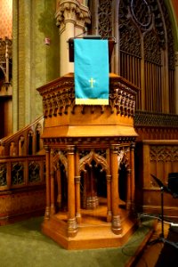 Pulpit - Church of the Covenant (Boston) - DSC08173