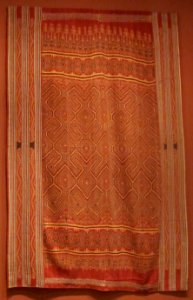 Pua kombu (ceremonial cloth) from Indonesia, Iban, HAA