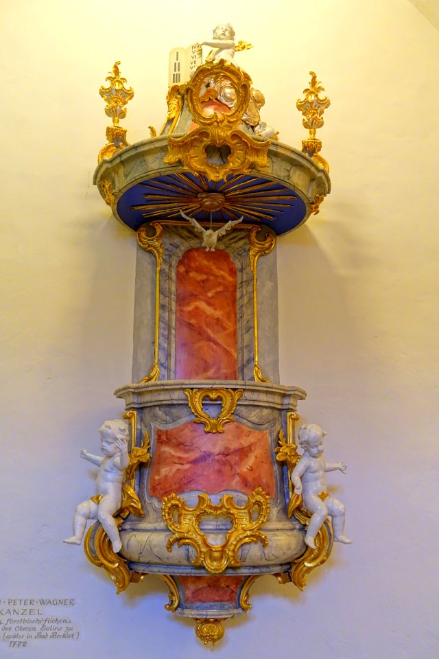 Pulpit by Johann Peter Wagner, Bad Kissingen, 1772 - Mainfränkisches Museum - Würzburg, Germany - DSC05142