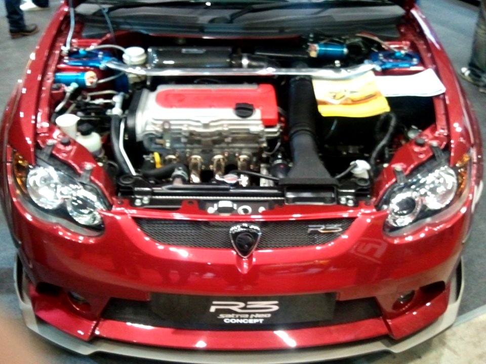 Proton Satria Neo R3 engine - 2011 Tokyo Auto Salon
