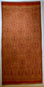 Pua kumbu (ritual cloth), Iban people, Malaya, Sarawak, Baleh area, 19th century AD, cotton - Textile Museum, George Washington University - DSC09683