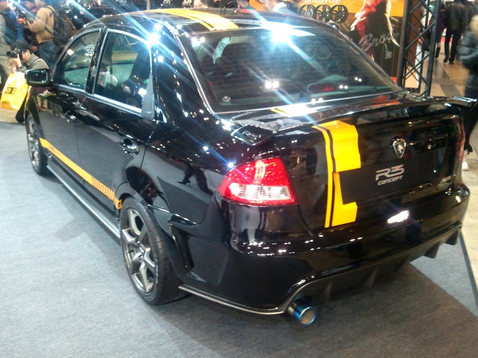 Proton Saga R3 concept rear - 2012 Tokyo Auto Salon