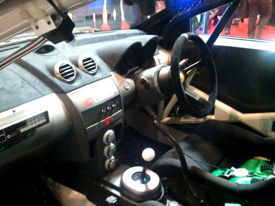 Proton Satria Neo Rally Car interior - 2011 Tokyo Auto Salon