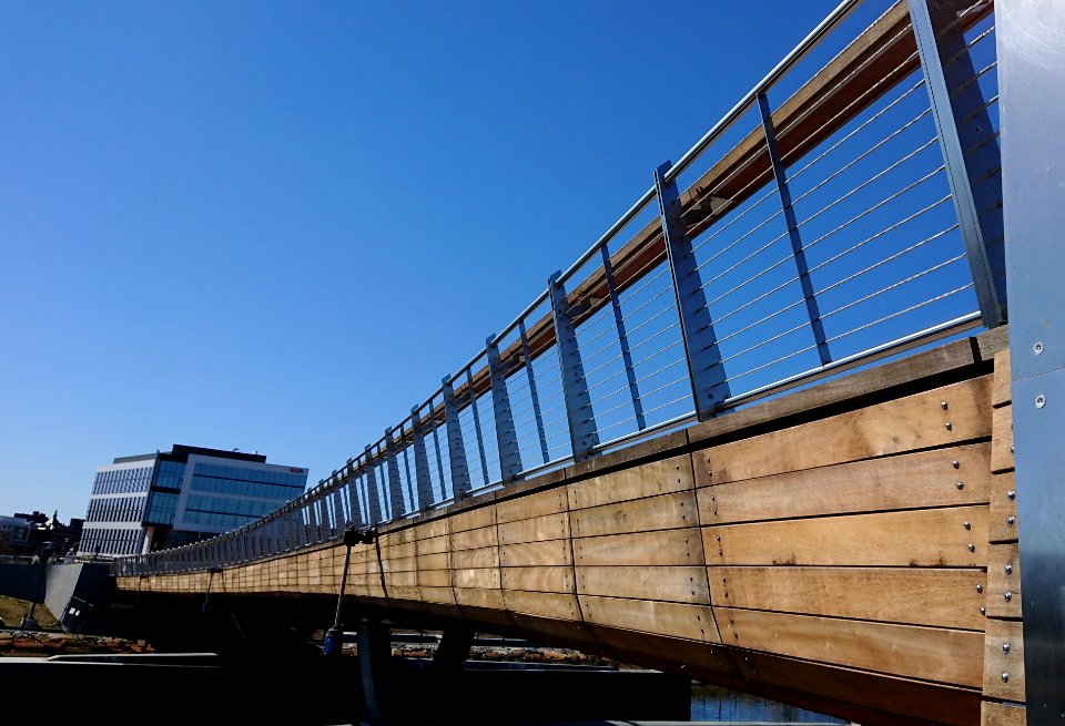 Providence Pedestrian Bridge - south face