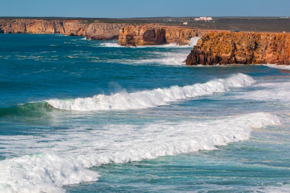 Wave sea sagres photo