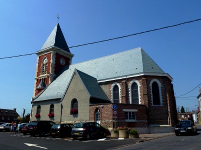 Prouvy (Nord, Fr) église 01