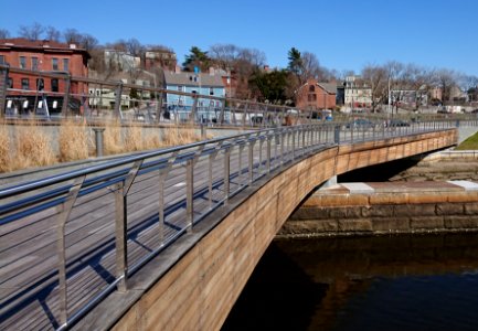 Providence Pedestrian Bridge - looking east