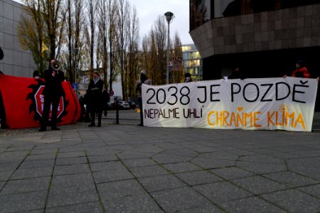 Protest on Czech Republic coal commission in front of embassy in Berlin 2020-11-30 61