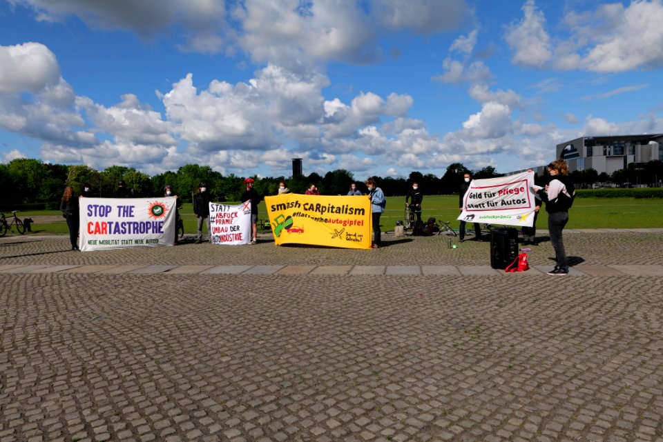 Protest at Autogipfel in Berlin 2020-05-05 20