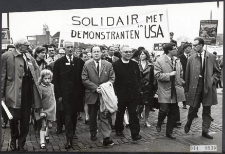 Protest tegen Vietnamoorlog, Bestanddeelnr 044-0930