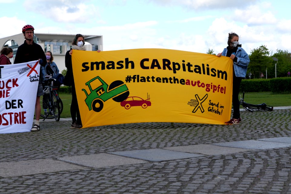 Protest at Autogipfel in Berlin 2020-05-05 15
