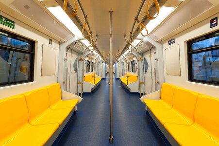 Commuter empty inside photo