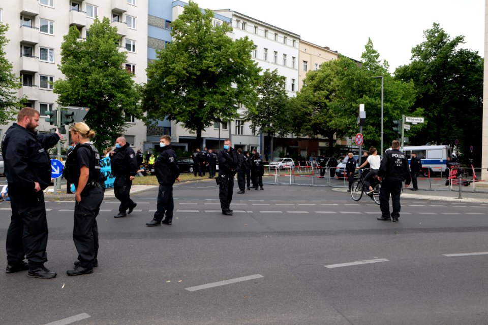 Protest at Willy-Brandt-Haus Berlin 2020-07-01 101
