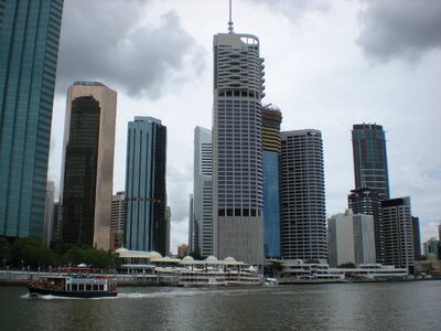 City skyscrapers district