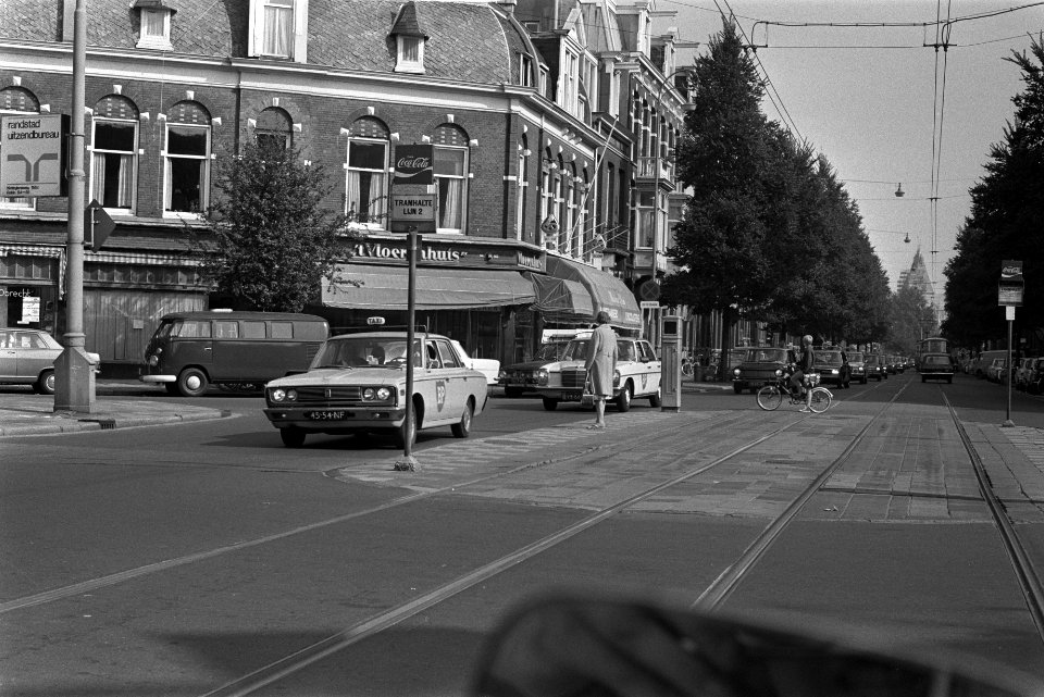 Protest van taxis, Amsterdam, Bestanddeelnr 924-9520
