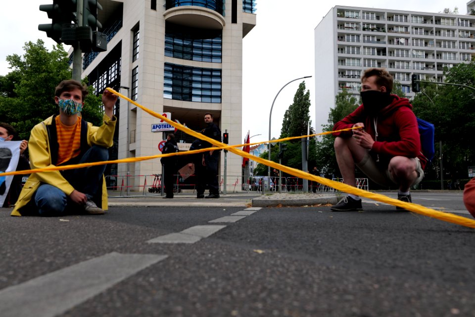 Protest at Willy-Brandt-Haus Berlin 2020-07-01 56