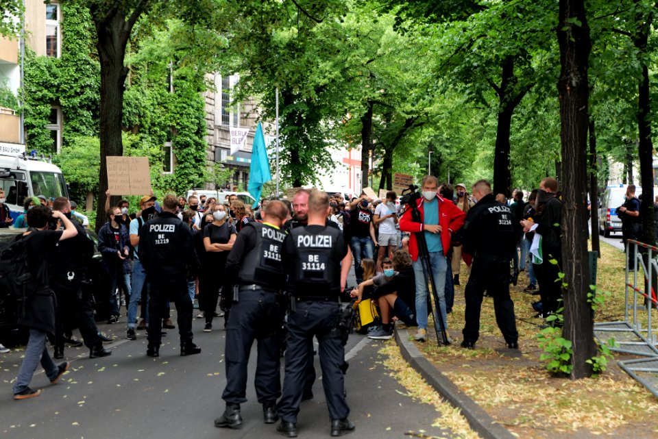 Protest at Willy-Brandt-Haus Berlin 2020-07-01 57