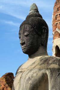 Thailand buddha ruin photo