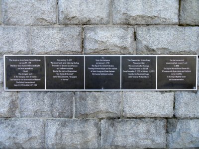 Prospect Hill Monument plaques - Somerville, MA - DSC03352