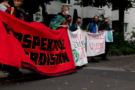 Protest at Willy-Brandt-Haus Berlin 2020-07-01 22