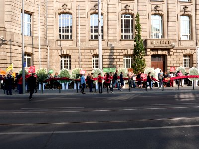 Protest at "Coal Commission" meeting 29-08-2018 10