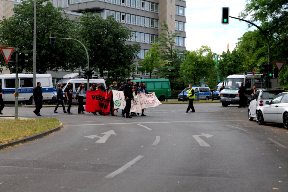Protest at Willy-Brandt-Haus Berlin 2020-07-01 21