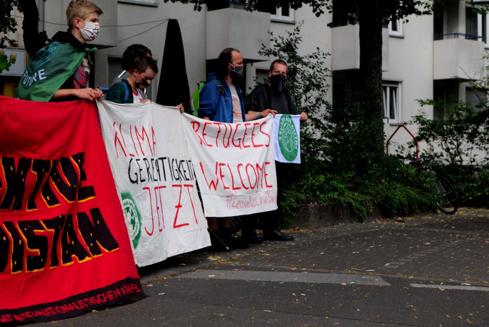 Protest at Willy-Brandt-Haus Berlin 2020-07-01 23