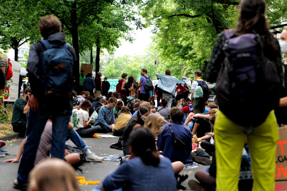 Protest at Willy-Brandt-Haus Berlin 2020-07-01 93
