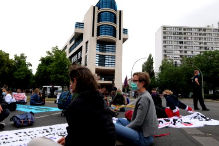 Protest at Willy-Brandt-Haus Berlin 2020-07-01 49