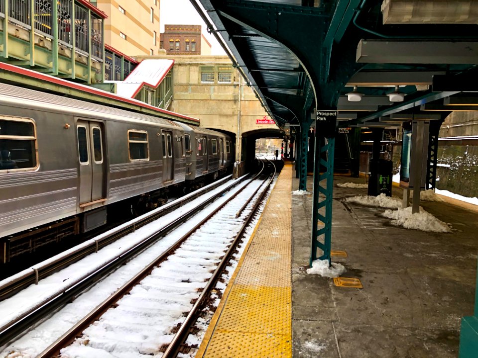 Prospect Park Subway Station during 2020 COVID Pandemic photo