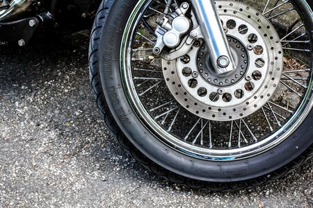 Transport motorcycle tires round