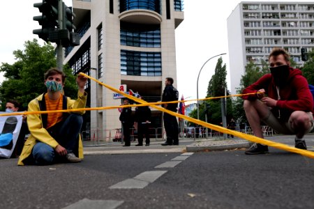 Protest at Willy-Brandt-Haus Berlin 2020-07-01 54