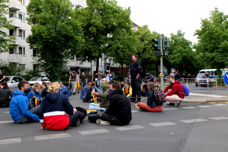 Protest at Willy-Brandt-Haus Berlin 2020-07-01 45
